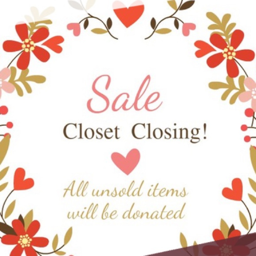 Help me clear my closet!